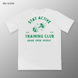 WHITE TRAINING CLUB “Oversized”
